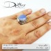 انگشتر مردانه عقیق یمنی کبود - کد : 4065